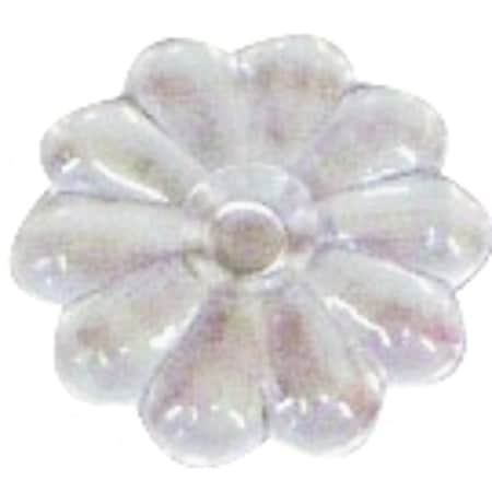 Us Hardware Rosette Button, Plastic, 100PK D-140D