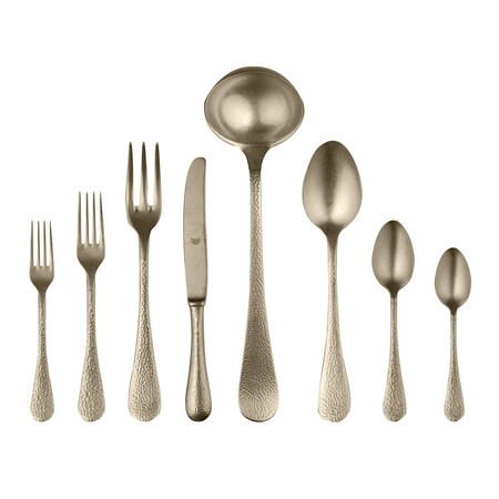 Mepra Epoque Pewter Flatware Set - 43 Pieces - Champagne 106822043PC
