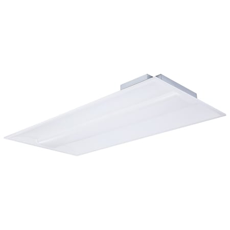Nuvo 30/40/50 Watt 35K/4K/5K CCT Selectable 2X4 LED Single Basket Troffer 120-277 Volt White Finish 65/1601