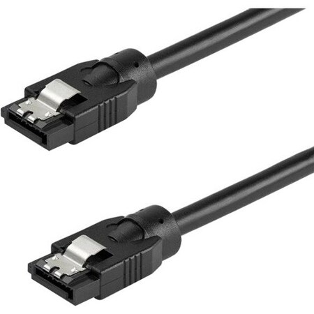Startech.Com 0.6 M ROUND SATA CABLE WITH STRAIGHT LATCHING CONNECTIONS - SUPPORTS DATA TRANSF SATRD60CM