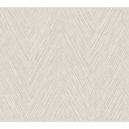 York Wallcoverings Thatched Chevron Light Neutral Wallpaper FM1052