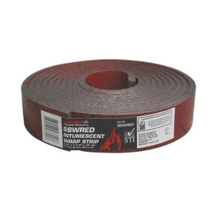 Sti Firestop STI Red Wrap Strip 12' x 1-1/2in x 1/4in Roll SSWRED