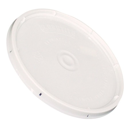 Encore Plastics 20000 Gasketed Lid, HDPE, White 1000573
