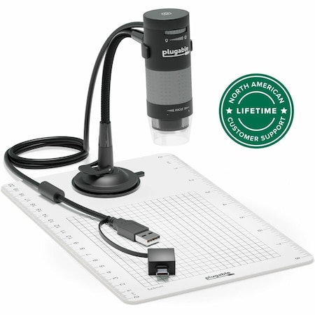 Plugable Technologies PLUGABLE USB 2.0 DIGITAL MICROSCOPE WITH FLEXIBLE ARM OBSERVATION STAND COMPATIB USB2-MICRO-250X
