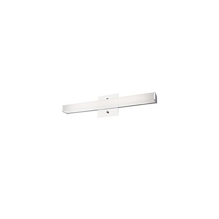 Kuzco Lighting Simplistic Modern Led Vanity With Rectangular Shaped White Acrylic VL6220-CH
