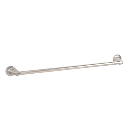 Geo 24" x 3/4" Transitional Towel Bar with 2-3/16" Base Satin Nickel Finish GBA-GD2434-SN