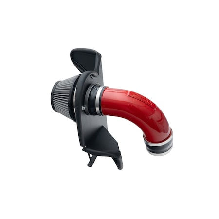 Hps Performance Air Intake Kit with Heat Shield, Red, 827-739R