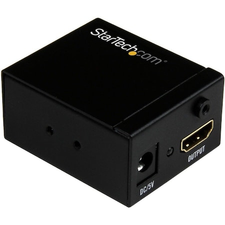 Startech.Com AMPLIFY THE STRENGTH OF YOUR HDMI SIGNAL TO EXTEND YOUR VIDEO SOURCE UP TO 115 F HDBOOST