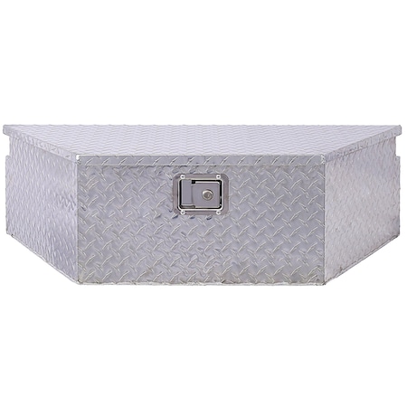 Edendirect 39 in. Trailer Tongue Box, RV Trailer Truck Tool Truck Tool Box, with Lock Keys Side Handle IR-W46581852