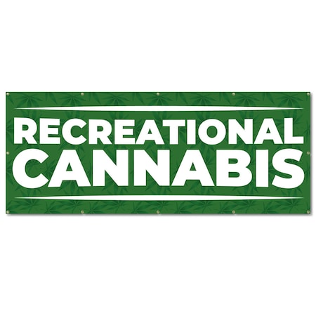 Signmission Recreational Cannabis, 48 Inch, Banner B-120-30418