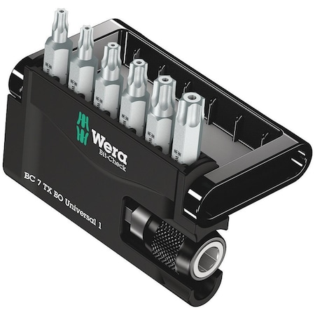 Wera Bit-Check 7 TX BO Universal 1, 7 pieces 5056158001