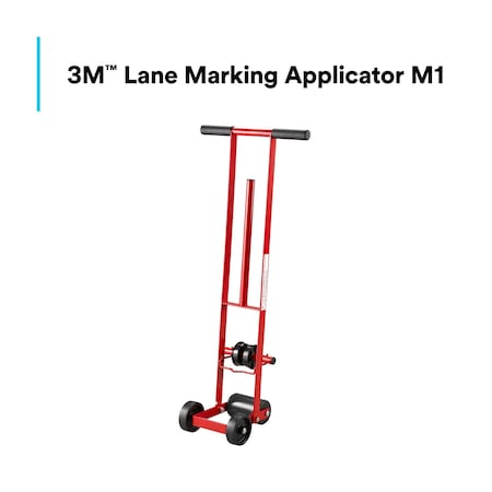 3M Floor Tape Applicator, Red, Max. Tape W 4" M-1