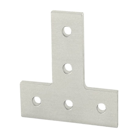 80/20 T-SlotFrmingConnector, Alum, Slvr, 90mm, 4mm 30-4480