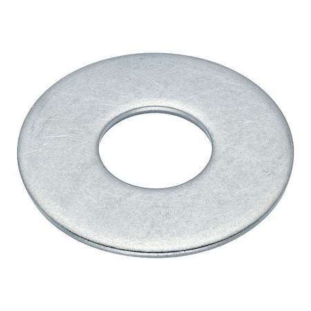 Zoro Select Flat Washer, For Screw Size 3/4 in , Aluminum Plain Finish, 5 PK WASB34RAL