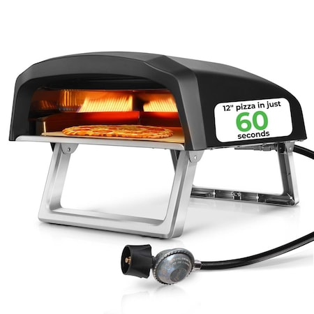 Nutrichef Portable Outdoor Gas Pizza Oven NCPIZOVN