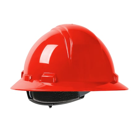 Dynamic Full Brim Hard Hat with HDPE Shell, 4-Point Textile Suspension and Wheel Ratchet Adjustment 280-HP641R-15