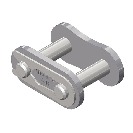 Senqcia Heavy Series Single Strand Spring Clip Connecting Link, 80H chain, 1P, 1.52 OAW, .312 Pin 80HCLSC