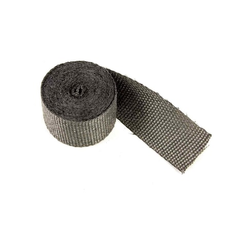 Design Engineers 2 in. 15 ft. Fiberglass Exhaust Wrap, Black DSN10121