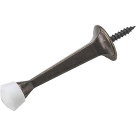 Greengrass Hardware N830-135 Square Rigid Door Stops, Antique Brass GR780665