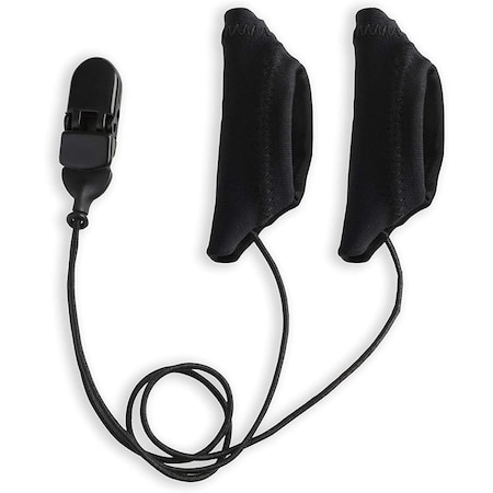 Ear Gear Cochlear Corded Binaural Hearing Aids Protector, Black EG-COCHCORD-BK