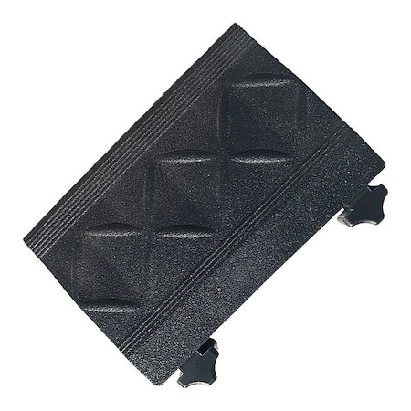 Safe-Flex Male Mat Ramp, Black, 6"Wx4"L A11-B