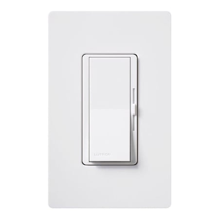 Lutron Diva White 450 W 3-Way Smart-Enabled Dimmer Switch DVSTV-453PH-WH