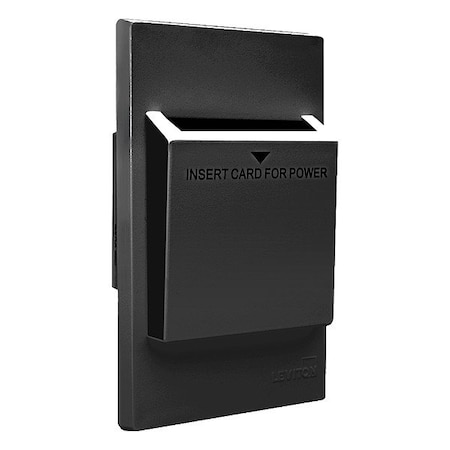 Leviton Key Card Switch, Black HKSWP-E