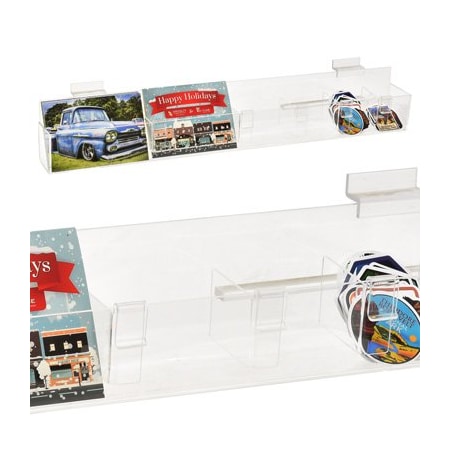 Specialty Store Services Removable Shelf Dividers For Acrylic Slatwall Shelves #4225, #4226, #4237 4200
