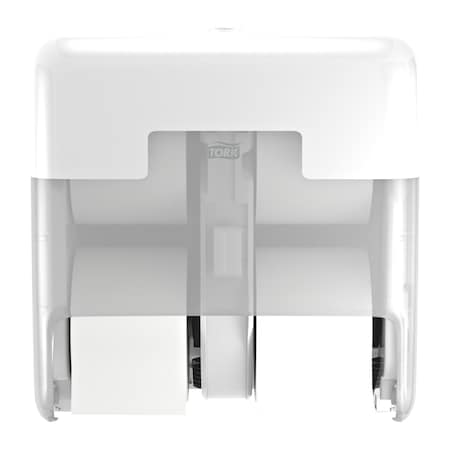 Tork Toilet Paper Dispenser, (4) Rolls, Plastic 473620