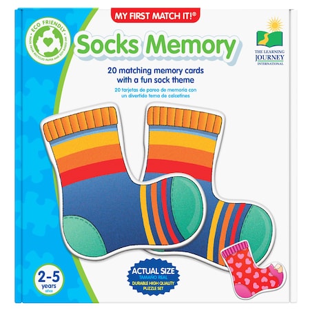 The Learning Journey International My First Memory Game, Sock Match 106044