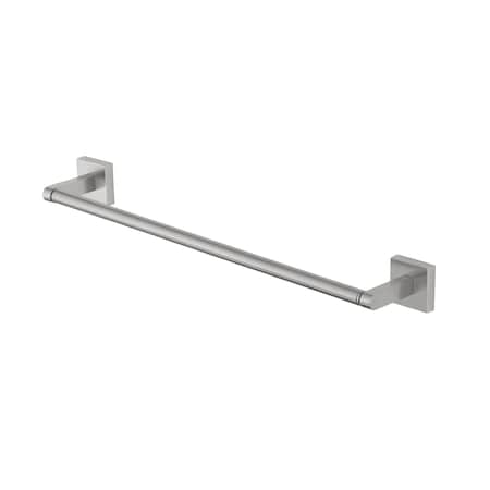Gliderite Hardware Alpine Collection 18 in. Towel Bar Satin Nickel Bathroom Hardware 9018-SQ-SN-1