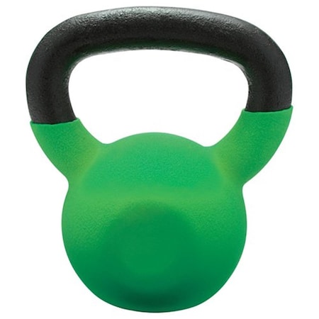 Fitnessfreak 35 lbs Vinyl Coated Kettlebell, Kelly FI513569