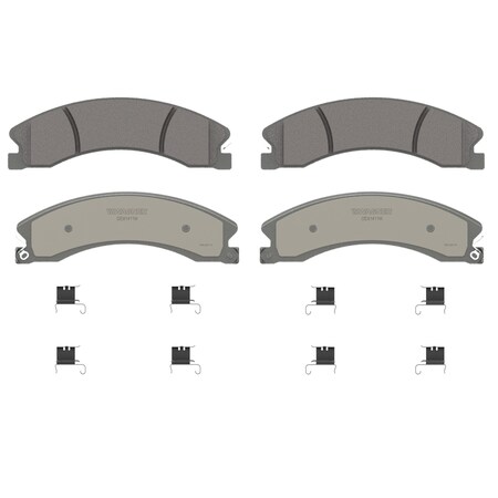 Wagner Brake OEX Front; Rear Disc Brake Pad Set Premium Ceramic, OEX1411M