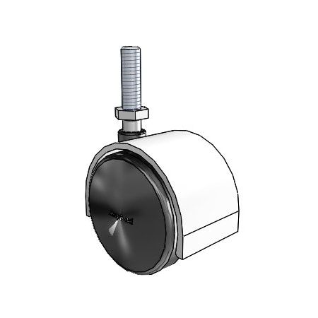 Shepherd Hardware Pacer Hooded Stem Caster PPA50507BC