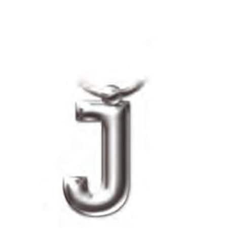 That Company Called If Solid Metal Initial Keyring - J 2210