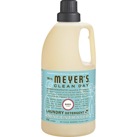Mrs. Meyers Clean Day Clean Day 64 Oz. Basil Concentrated Laundry Detergent 14831