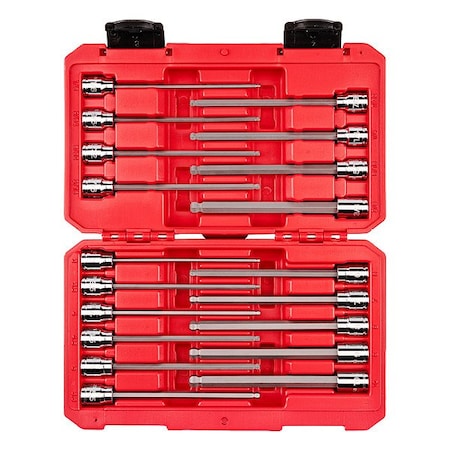 Tekton Socket Set, Steel, 10 3/4 in L SHB91321