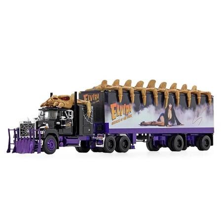 Die Cast Promotions 1-64 Scale Elvira Mistress of The Dark Truck DCP69-0880