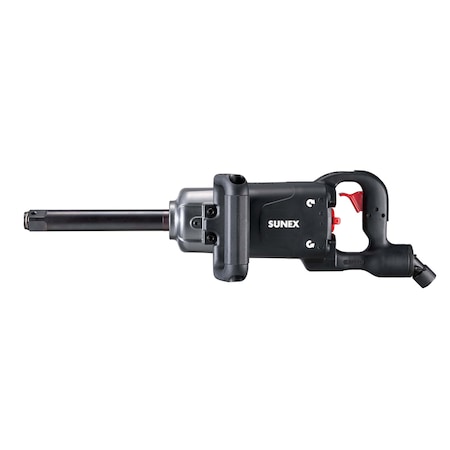 Sunex 1 in Drive Magnesium Composite Impact Wrench With 6 in Extended Anvil SX01026