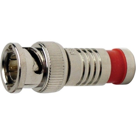 Platinum Tools BNC RG59 COMPRESSION CONNECTOR, NICKEL PL. 40/JAR. 28041J