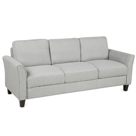Homeroots 76" Sofa With Black Legs 601960