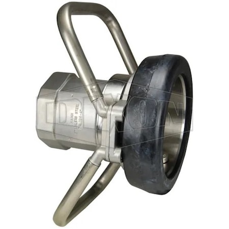 Dixon Mann-Tek by Mann Tek Dry Disconnect Coupler Hose Unit with FKM FPM Seals, 4 in Nominal, Coupler x DDC400SS