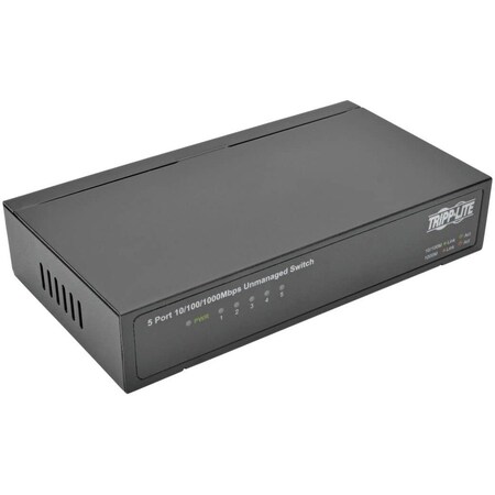 Tripp Lite Gigabit Ethernet Switch Desktop Metal Unmanaged Switch 5-Port NG5