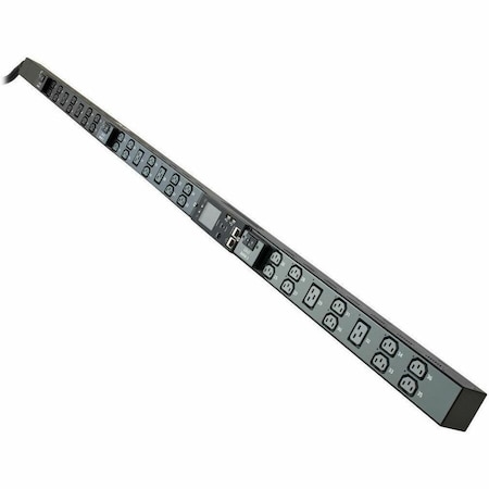 Eaton 12.6kW 200-240V 3-Phase IsoBreaker Managed PDU Gigabit 36 Outlets IEC-309 60A Blue 3P+E Input LCD PDU3EVSR1G60