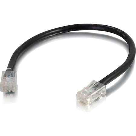 C2G 6IN CAT6 NONBOOTED UTP CABLE-BLK 963