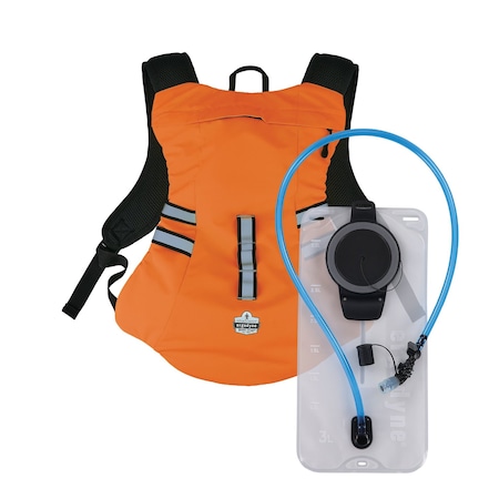 Ergodyne 3 ltr Orange Reflective Hydration Pack Kit 5160