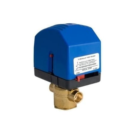 Schneider Electric Erie PopTop. Zone Valve Assemblie. 3/4 in. 2-Way. Sweat. Brass. 4 cv. 20 PSI. Floating. Spring Retu VM2313T13A00T