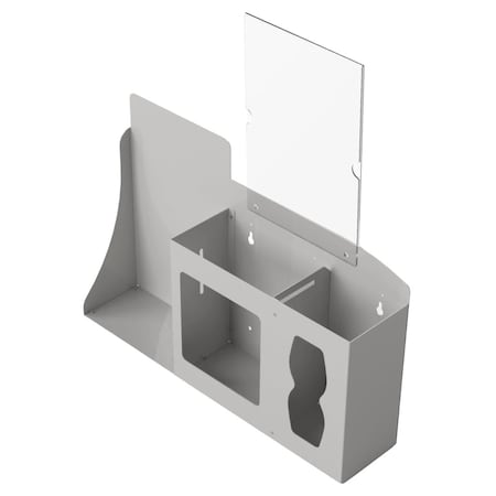 Origin Dispensing Solutions Hygiene Station Bundle-Gel Dispenser-Steel-Biege HS20S04BG