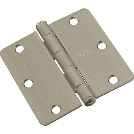 National Hardware 3'' Satin Nickel 1/4'' Radius Door Hinge N830-247