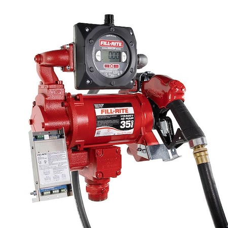 Fill-Rite ElectricDrumPump, CastIron, 115/230VAC FR319VBP